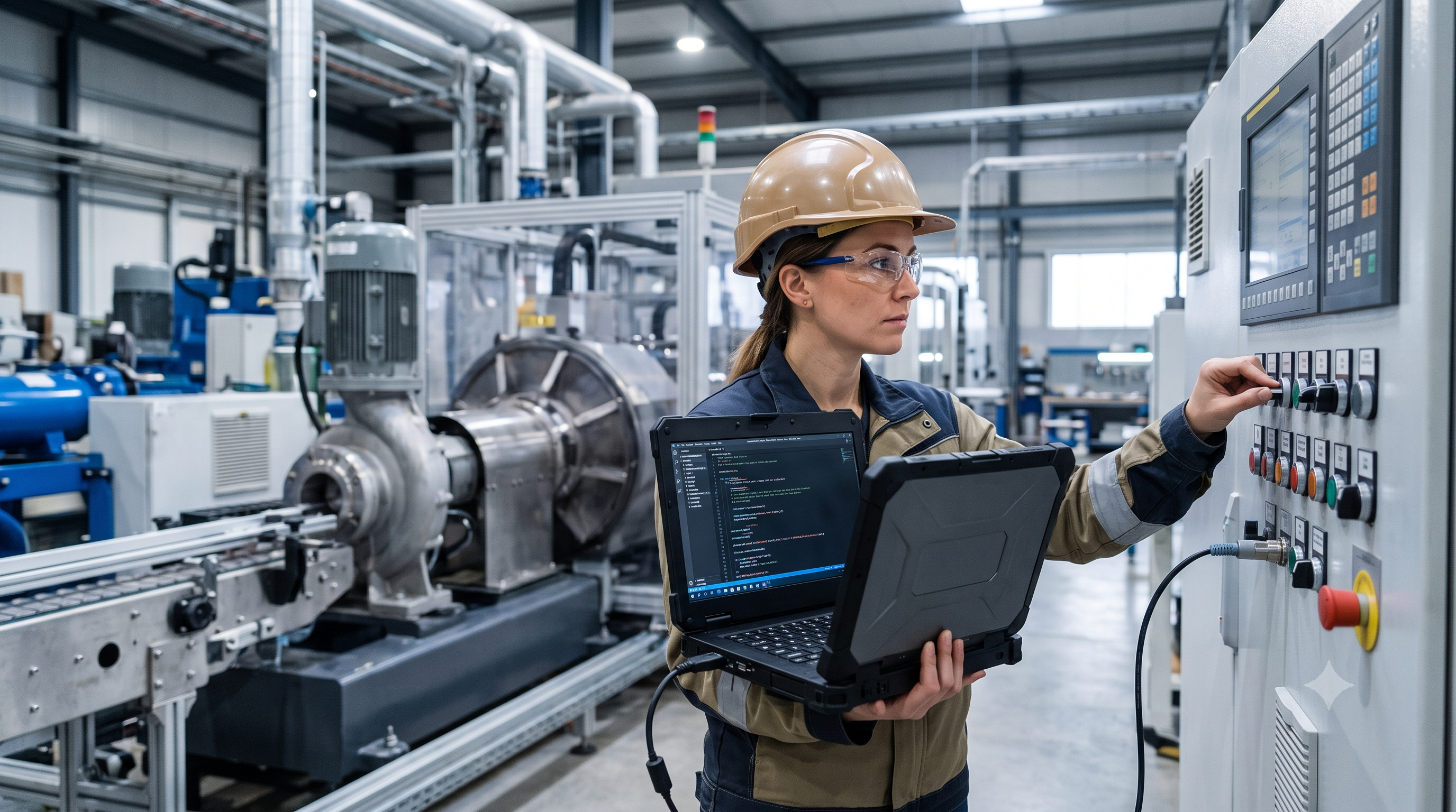 Consultancy - engineering expert reviewing control panel